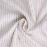 Linen Brown Stripes Shirt Fabric - Image 2