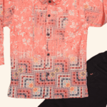 Coral Peach Boys Full Suit 2piece - Image 4