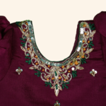 Girls Maroon Crop Top - Image 4