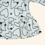 Girls White and Black hosiery set 2Piece - Image 3