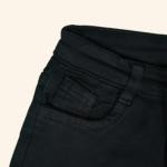 Girls Black Wide Leg Jeans - Image 4