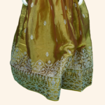 Girls Lavender and Green Lehenga Set - Image 3