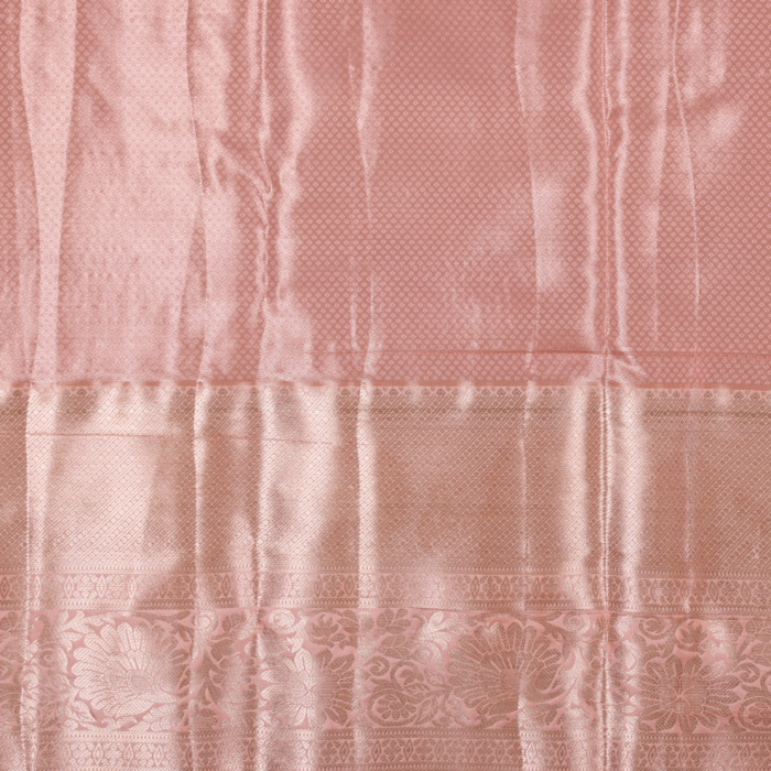 Peach Kanchipuram Saree - Image 4
