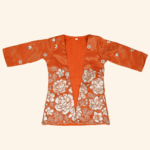 Girls Orange Palazzo Set - Image 4