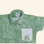 Boys Green Baba Suit - Image 4