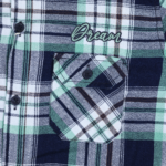 Boys Blue Checks Shirt - Image 2