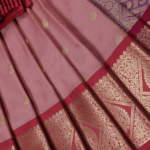 Peach Semi Kuppadam Pattu Saree - Image 5