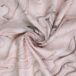 Cotton Beige Abstract Print Shirt Fabric - Image 2