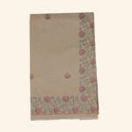 Beige Cotton Saree