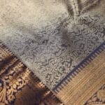 Blue Kanchipuram Saree - Image 5