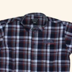 Boys Blue Checks Shirt - Image 2