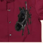 Boys Maroon shirt - Image 5