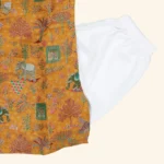 Boys Mustard Yellow Kurta Pyjama - Image 4