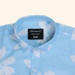 Boys Sky Blue Shirt - Image 4