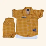 Boys Yellow Baba Suit