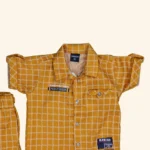 Boys Yellow Baba Suit - Image 2