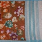 Brown Mangalagiri Fancy Saree - Image 3