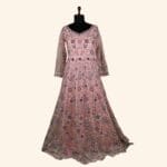 Champagne Peach long frock