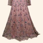 Champagne Peach long frock - Image 3