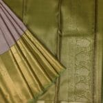 Dusty Lavender Vintage Kanchi Pattu Saree - Image 3