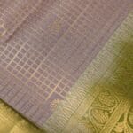 Dusty Lavender Vintage Kanchi Pattu Saree - Image 5