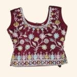 Girls Maroon CropTop - Image 2