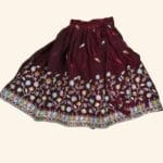 Girls Maroon CropTop - Image 3