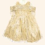 Girls Mustad Yellow Short Frock