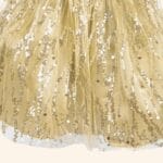 Girls Mustad Yellow Short Frock - Image 2