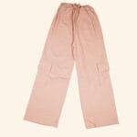 Girls Peach Palazzo Pants