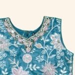 Girls Teal Sharara Set - Image 5