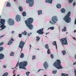 Girls White Short Frock - Image 3