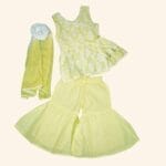 Girls Yellow Palazzo Set