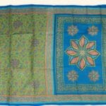 Light Green Meena Cotton Saree - Image 3