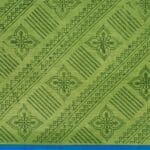 Light Green Meena Cotton Saree - Image 4