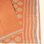Light Orange Karishma Cotton Saree - Image 2