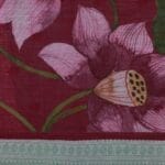 Magenta Mangalagiri Fancy Saree - Image 5