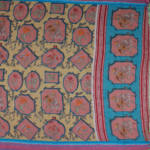 Mustard Yellow Mangalagiri Fancy Saree - Image 3