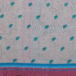 Mustard Yellow Mangalagiri Fancy Saree - Image 4