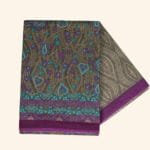 Moss Grey Meena Cotton Saree