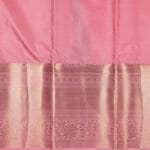 Mustard Orange Vintage Kanchi Pattu Saree - Image 4