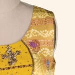 Mustard Yellow Long Frock - Image 5
