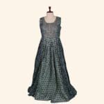 Navy Blue Long Frock