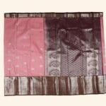 Pink  Vintage Kanchi Pattu Saree - Image 2