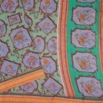 Pista Green Mangalagiri Fancy Sarees - Image 2