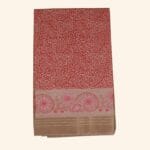 Red Chanderi Cotton Saree
