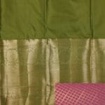Rose Pink Vintage Kanchi Pattu Saree - Image 4
