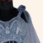 Teal Blue Crop Top - Image 5