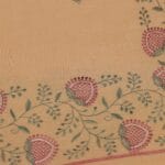 Warm Beige Cotton Saree - Image 5