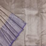 White Kanchipuram Saree - Image 3